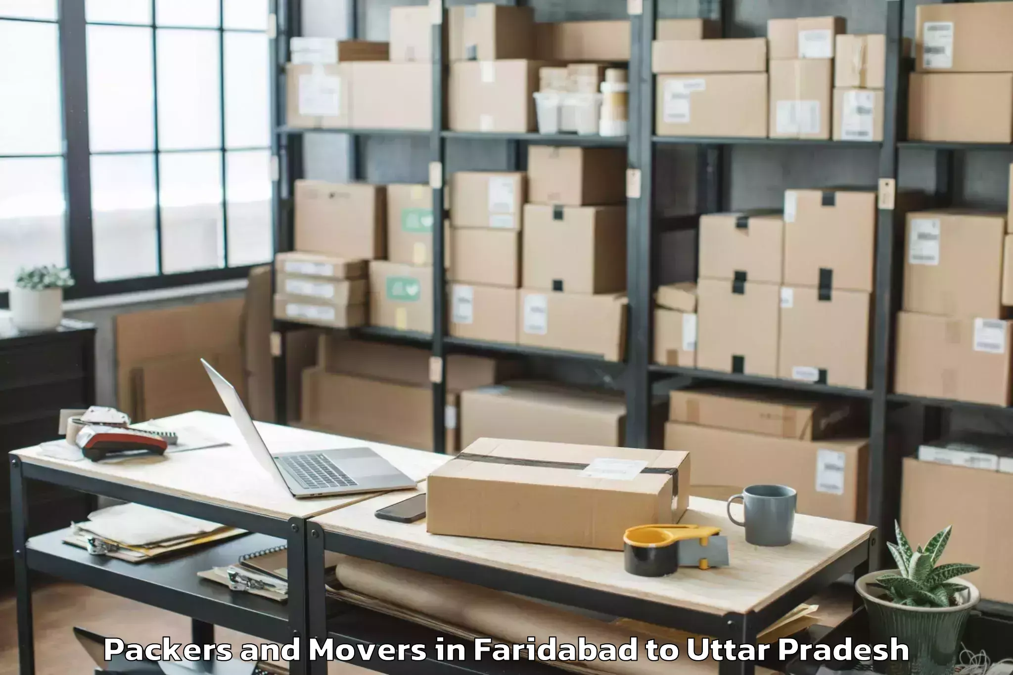 Trusted Faridabad to Samthar Packers And Movers